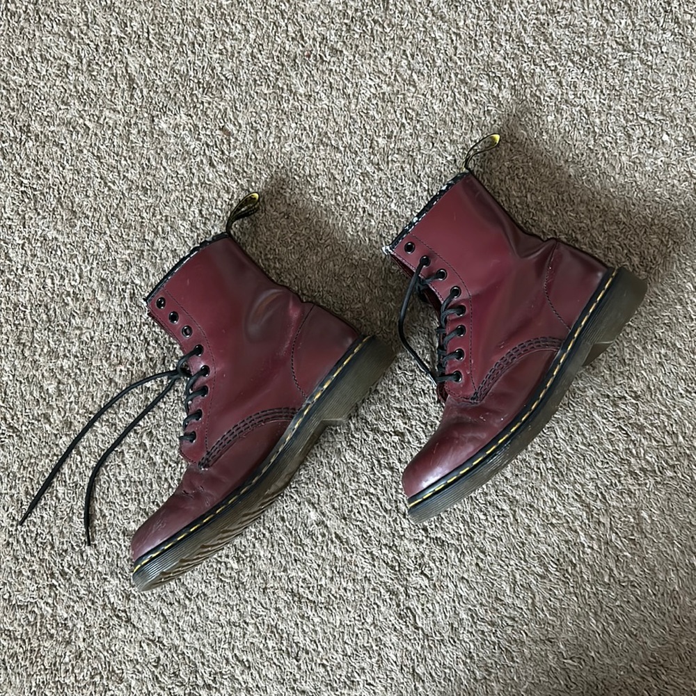 red dr martens - Picture 2 of 7